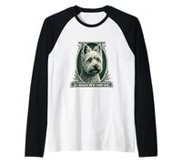 En el Yorkshire Terrier confiamos en el divertido perro yorkie vintage Camiseta Manga Raglan