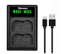 EN-EL15 EN-EL15a/EL15b/EL15c Cargador de batería Hisewen Dual USB Cargador para Nikon EN-EL15/EL15a/EL15b/EL15c y Nikon D7100, D750, D7000, D7200, D610, D880, D810,D800 D600 D600 800E 810a D880