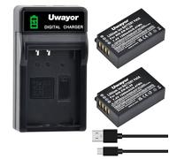 EN-EL20 EN-EL20a - Juego de 2 baterías y Cargador USB LED para Nikon Coolpix P1000, P950, DL24-500, Coolpix A, 1 AW1, 1 J1, 1 J2, 1 J3, 1 S1,1 V3