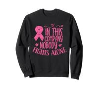 En Esta Empresa Nadie Lucha Solo Ayuda Rosa Cáncer De Mama Sudadera