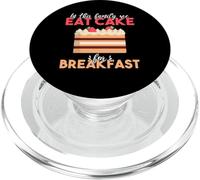 En Esta Familia comemos Pastel para el Desayuno, merienda, horneado, Pastel PopSockets PopGrip para MagSafe