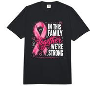 En Esta Familia Juntos Somos Fuertes cáncer de Mama Comfort Colors Adult Heavyweight T-Shirt