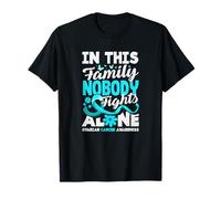 En Esta Familia Nadie Lucha Solo contra el cáncer de Cuello uterino Camiseta