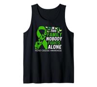 En esta familia No luchar solo Conciencia de la enfermedad renal Camiseta sin Mangas