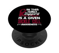 En Este Apoyo Familiar Hay una Conciencia de células falciformes PopSockets PopGrip Adhesivo