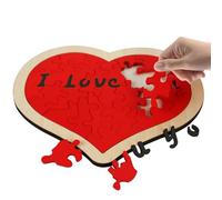 en forma de corazón, bloques de construcción de corazones | Te amo construyendo ladrillos | Decoración romántica Aniversario Regalos del día de San Valentín para mujeres, hombres, adultos, niños, pare