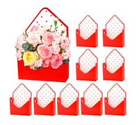 en forma de sobre para San Valentín, elegante de 10 piezas, de regalo para eventos con embalaje a mano, para cumpleaños, graduación, boda, madre, amante de la mujer,
