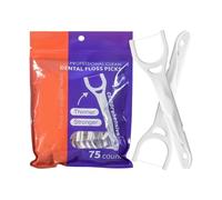 en forma de Y Multifuncional Limpieza Higiene Palillo de | 75 unidades de palitos de hilo dental para encías, molares para hombres y mujeres, diario, hogar, viajes, oficina