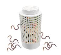 En Ground Compost Bin, Vermicomposting Worm Container, Small Outdoor Decomposer, Secure Lid Design, Eco-Friendly Waste Solution, for Gardening Enthusiasts Yard Lawn Fish Pond Use