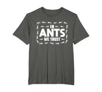 En Hormigas Confiamos en Hormigas Camiseta, Hombre Tallas Grandes, Asfalto, 2X Alto