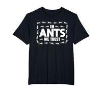 En Hormigas Confiamos en Hormigas Camiseta, Hombre Tallas Grandes, Negro, 2X Alto