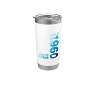 En Julio 1960 Año 1960 Retro 1960 Vintage 1960 Desde 1960 Vaso térmico de acero inoxidable de doble pared