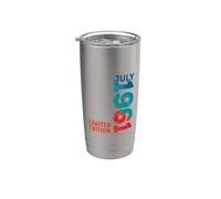 En Julio 1961 Año 1961 Desde 1961 Retro 1961 Vintage 1961 Vaso térmico de acero inoxidable de doble pared
