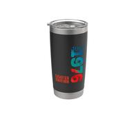 En Julio 1976 Año 1976 Desde 1976 Retro 1976 Vintage 1976 Vaso térmico de acero inoxidable de doble pared