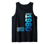 En Julio 1980 Año 1980 Retro 1980 Vintage 1980 Desde 1980 Camiseta sin Mangas