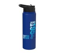 En Junio 1954 Año 1954 Retro 1954 Vintage 1954 Desde 1954 Stainless Steel Insulated Water Bottle