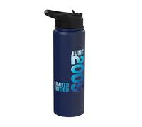 En Junio 2009 Año 2009 Retro 2009 Vintage 2009 Desde 2009 Stainless Steel Insulated Water Bottle