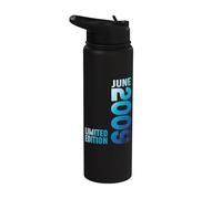 En Junio 2009 Año 2009 Retro 2009 Vintage 2009 Desde 2009 Stainless Steel Insulated Water Bottle