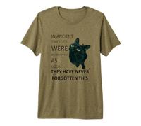 En la antigüedad los Gatos Eran adorados como Dioses Camiseta Premium