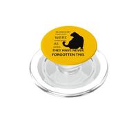 En la antigüedad los Gatos Eran adorados como Dioses v2 PopSockets PopGrip para MagSafe