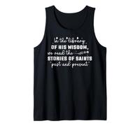 En la Biblioteca de Su Sabiduría: Historias de Santos Camiseta sin Mangas