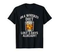 En la Dieta del Whisky perdido 3 días ya Divertido Broma Bar Beber Camiseta