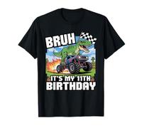 En la era de mi cumpleaños número 11 Once Boy Bruh Es 11 MI Cumpleaños Camiseta