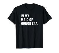En la era de mi Dama de Honor - Despedida de Soltera de Boda Camiseta gráfica económica, Hombre, Negro, XL