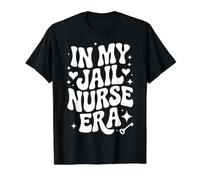 En la era de mi Enfermera de la cárcel, Correcciones RN, Enfermería forense Camiseta gráfica económica, Hombre, Negro, M