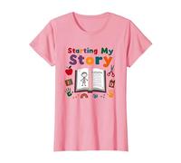 En la era de mi jardín de Infantes: Comenzando mi Historia Camiseta, Mujer, Rosado, XS