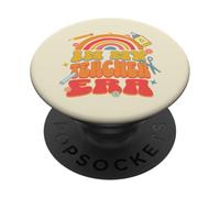 En la era de mi maestro - Retro Rainbow Regreso a la escuela PopSockets PopGrip Adhesivo