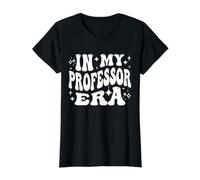 En la era de mi Profesor Cute College University Profesor de la facultad Camiseta gráfica económica, Mujer, Negro, L