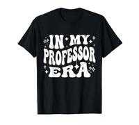En la era de mi Profesor Cute College University Profesor de la facultad Camiseta gráfica económica, Hombre, Negro, S