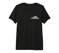 EN LA Espalda - I Had Potential Funny Physics Joke Retro Vintage Camiseta Premium