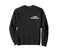 EN LA Espalda - I Had Potential Funny Physics Joke Retro Vintage Sudadera