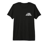 EN LA Espalda - I Had so Much Potential Funny Physics Joke Vintage Camiseta Premium