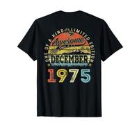 (EN LA Parte Posterior) 51 Edición Limitada 1975 51 de diciembre de 1975 Camiseta