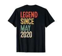 (En la Parte Posterior) Decoraciones Vintage de 6 cumpleaños 2020 6º cumpleaños Camiseta