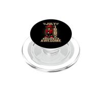 (En la Parte Trasera) 44 de Julio cumpleaños Hombres Mujeres 1982 Oso de Peluche PopSockets PopGrip para MagSafe