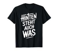 En la parte trasera también hay un divertido dicho sarcástico Camiseta