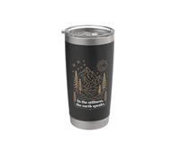 En la quietud habla la tierra, amante de la naturaleza Vaso térmico de acero inoxidable de doble pared