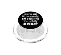 En los Ecos de Su Majestad Nuestras Almas Encuentran Melodía PopSockets PopGrip para MagSafe