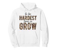 En los Momentos más difíciles crecemos Amor Positivo Inspirar motivar Sudadera con Capucha