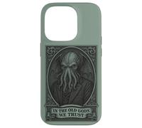 En los Viejos Dioses Confiamos, gráfico de Terror cósmico Carcasa para iPhone 14 Pro