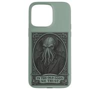En los Viejos Dioses Confiamos, gráfico de Terror cósmico Carcasa para iPhone 15 Pro MAX