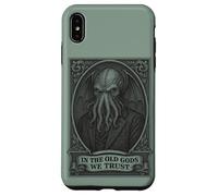 En los Viejos Dioses Confiamos, gráfico de Terror cósmico Carcasa para iPhone XS MAX