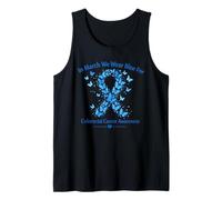 En Marzo usamos Conciencia Azul sobre el cáncer colorrectal Camiseta sin Mangas