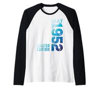 En Mayo 1952 Año 1952 Retro 1952 Vintage 1952 Desde 1952 Camiseta Manga Raglan