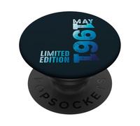 En Mayo 1961 Año 1961 Retro 1961 Vintage 1961 Desde 1961 PopSockets PopGrip Adhesivo