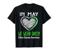 En mayo usamos el mes de concientización sobre la enfermedad celíaca verde Camiseta